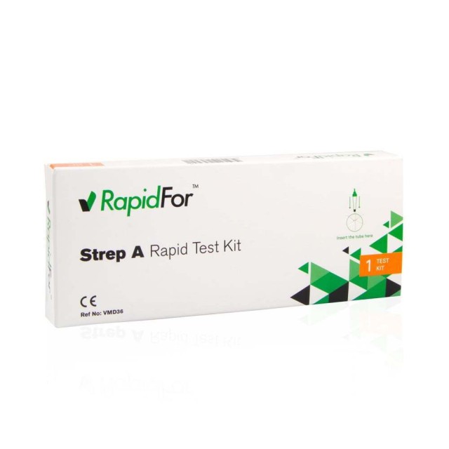 VITROSENS - RapidFor Strep A Rapid Test Kit Τεστ Στρεπτόκοκκου 1τμχ