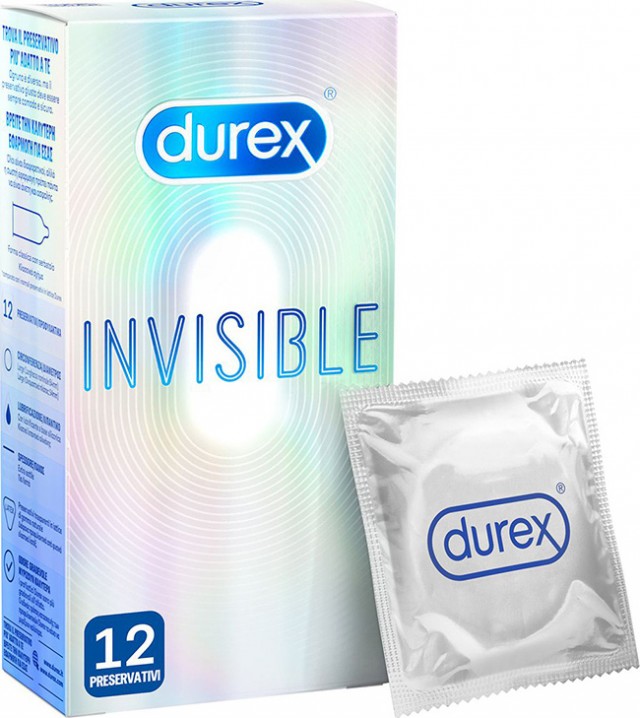 DUREX - Invisible Extra Sensitive Εξαιρετικά Λεπτά 12τμχ