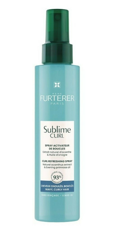 RENE FURTERER - Sublime Curl Refreshing Spray-Σπρέι Aνασχηματισμού Μπούκλας, 150ml