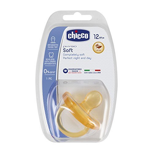 CHICCO - Physio Soft Πιπίλα Όλο Καουτσούκ 12m+ 1τμχ