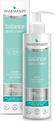 PHARMASEPT - Balance Face & Body Cream Ενυδατική Κρέμα για Πρόσωπο και Σώμα, Ιδανική για Ξηρές και Πολύ Ξηρές Επιδερμίδες, 250ml