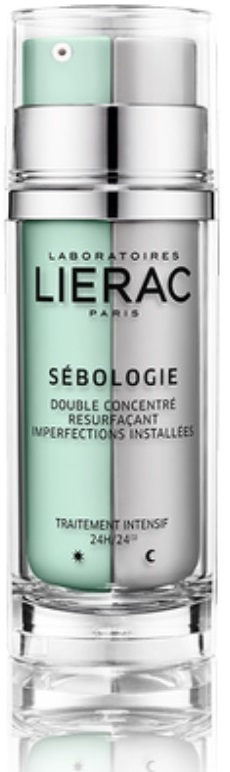 LIERAC - Double Concentrate Sebologie Persistent Imperfections Resurfacing Συμπύκνωμα Για Τις Επίμονες Ατέλειες Του Προσώπου 2x15ml