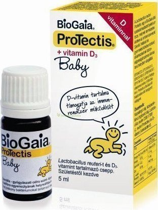 BIOGAIA - ProTectis Baby Drops + D3, Προβιοτικό σε Σταγόνες, 5ml