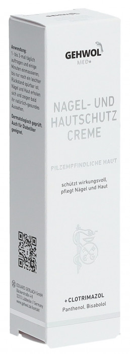 GEHWOL - Med Protective Nail & Skin Cream Προστατευτική Κρέμα Με Αντιμυκητιασική Δράση 15ml