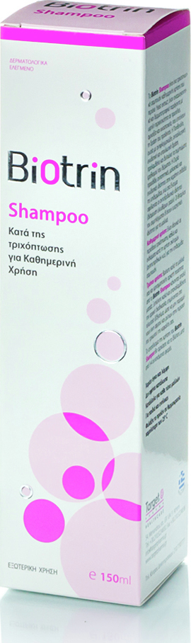 BIOTRIN - Shampoo Anti-Hair Loss For Daily Use 150ml - Απαλό Σαμπουάν Καθημερινής Χρήσης Για Την Τριχόπτωση