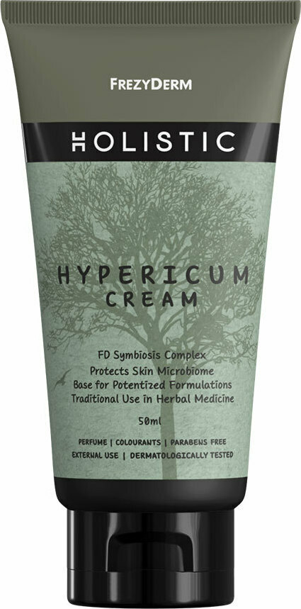 FREZYDERM - Holistic Hypericum Cream Κρέμα Με Βαλσαμόχορτο Με Αναδομητική Δράση Για Πρόσωπο - Σώμα 50ml