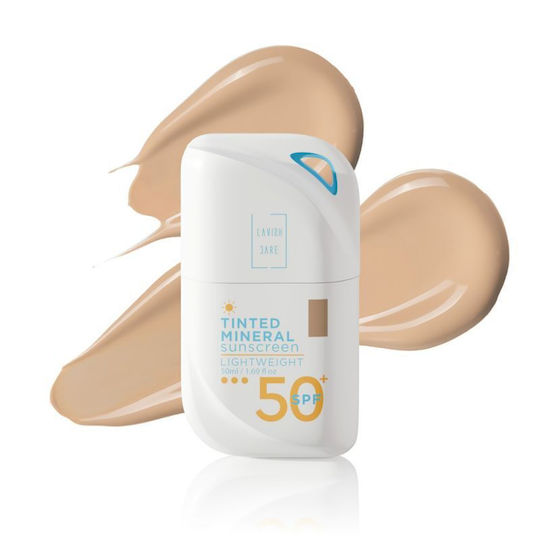 LAVISH CARE - Tinted Mineral Sunscreen Lightweight - Αντηλιακή Κρέμα Προσώπου SPF50 με Χρώμα No2 Medium Shade 50ml