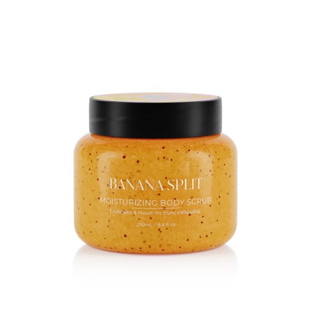 LAVISH CARE - Body Scrub Banana Split Απολέπιση Σώματος για Ενυδάτωση & Τόνωση της Ξηρής Επιδερμίδας με Άρωμα Μπανάνα 250ml