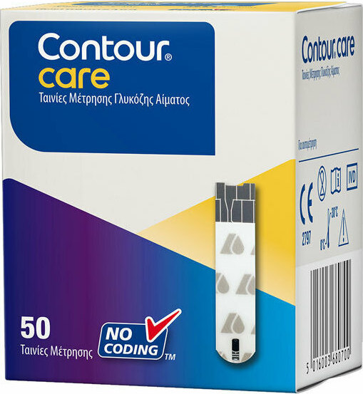 BAYER - Ascensia Contour Care Ταινίες Μέτρησης Σακχάρου 50τμχ