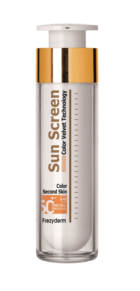 FREZYDERM - Sun Screen Color Velvet Face Cream SPF50+ Αντηλιακή Κρέμα Προσώπου Με Χρώμα 50ml