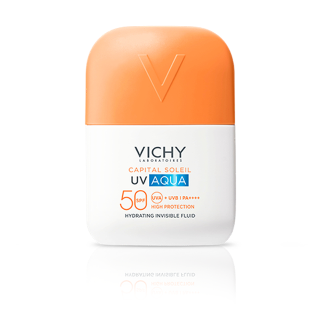 VICHY - Capital Soleil UV Aqua Hydrating Invisible Fluid SPF50 - Αντηλιακό Fluide Προσώπου 50ml
