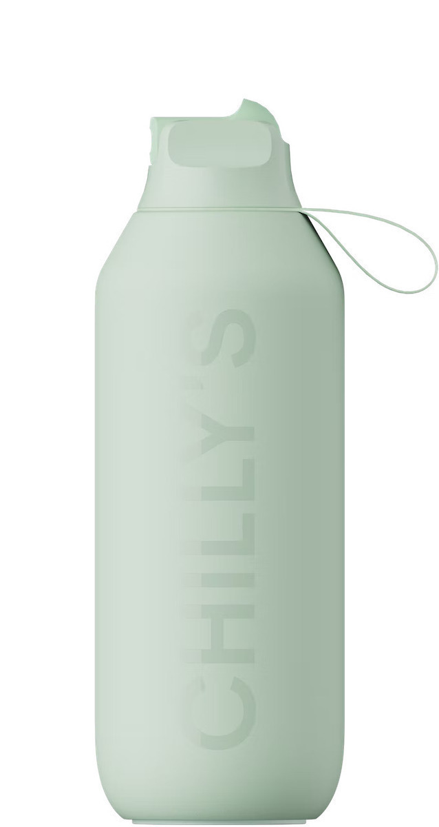 CHILLYS - Series 2 Sport Μπουκάλι Θερμός με Καλαμάκι Πράσινο 500ml