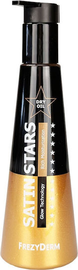 FREZYDERM - Satin Stars Golden Bronze Sparkling Glow Dry Oil - Ξηρό Λάδι Σώματος με Χρώμα για Λάμψη 250ml