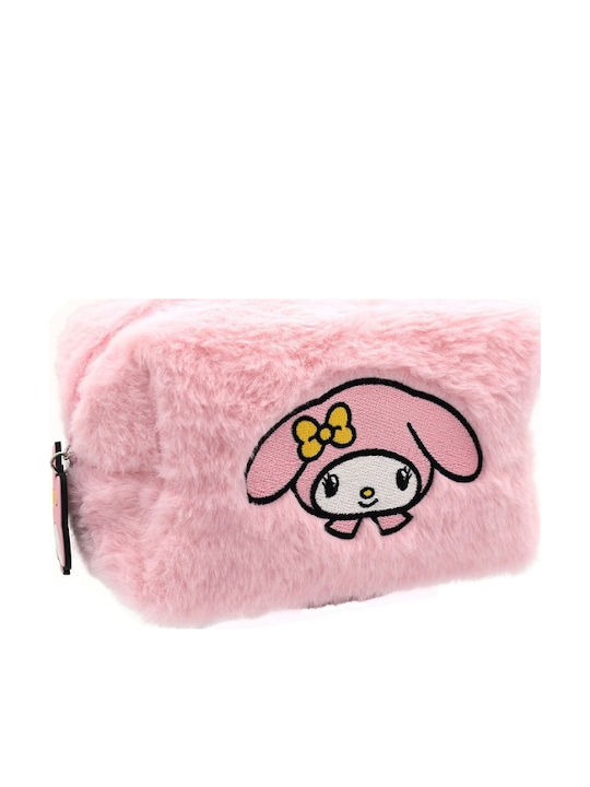 TAKE CARE - Hello Kitty Melody Γούνινο Νεσεσέρ & Γούρι Hello Kitty Ροζ 1τμχ