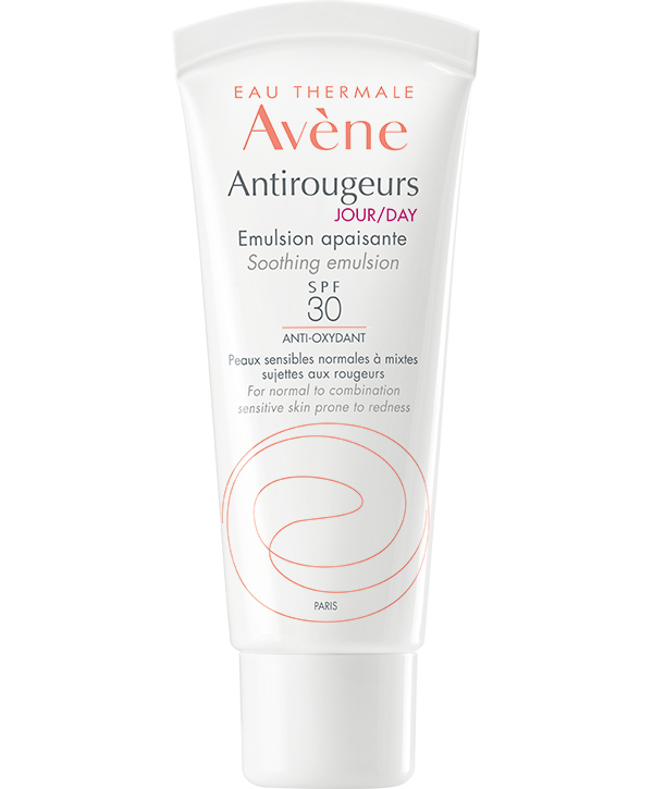 AVENE - Antirougeurs Emulsion Apaisante SPF30 Καταπραϋντική Κρέμα Ημέρας Κατά των Κοκκινίλων Για Κανονικές - Μικτές Επιδερμίδες 40ml