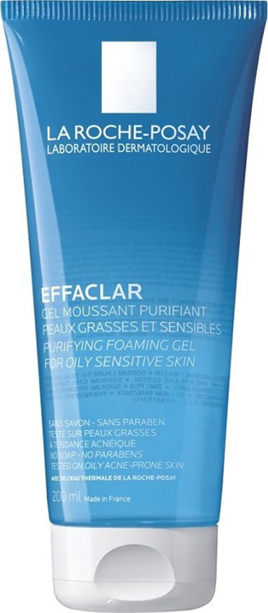 LA ROCHE POSAY - Effaclar Cleansing Foaming Gel Καθαρισμού Προσώπου Για Δέρμα Με Τάση Ακμής 200ml