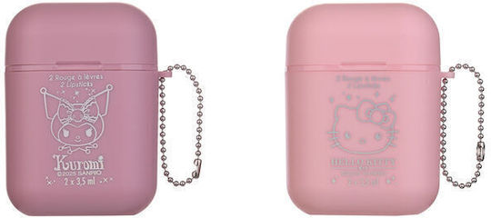 TAKE CARE - Hello Kitty & Kuromi - 2 Lipsticks σε Θήκη Ακουστικών 2x3,5ml