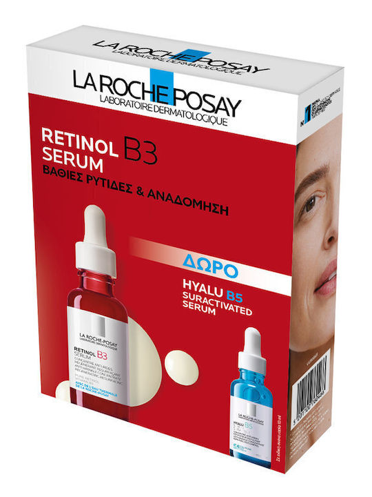 LA ROCHE POSAY - Promo Retinol B3 Serum Αντιρυτιδικό Συμπύκνωμα 30ml & Δώρο Hyalu B5 Suractivated Serum 10ml