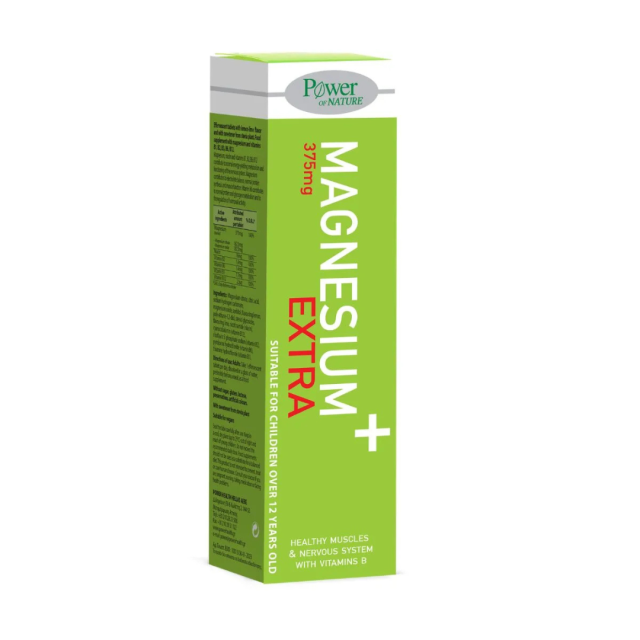 POWER HEALTH - Magnesium Extra 375mg Stevia 20 αναβράζοντα δισκία
