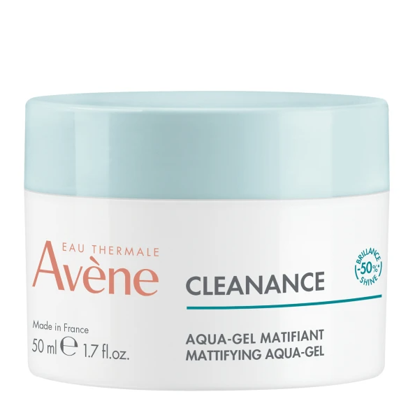 AVENE - Cleanance Mattifying Aqua-Gel Ενυδατική Κρέμα για Ματ Αποτέλεσμα για Ευαίσθητο Δέρμα με Ατέλειες 50ml