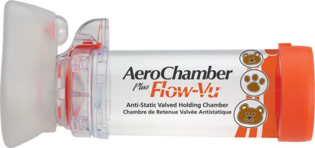 AEROCHAMBER - Plus Flow-Vu Infant Small Αεροθάλαμος Εισπνοών για Βρέφη 0-18 Μηνών 1τμχ
