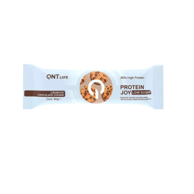 QNT -Protein Joy Μπάρα με 36% Πρωτεΐνη & Γεύση Cookies & Cream 60gr