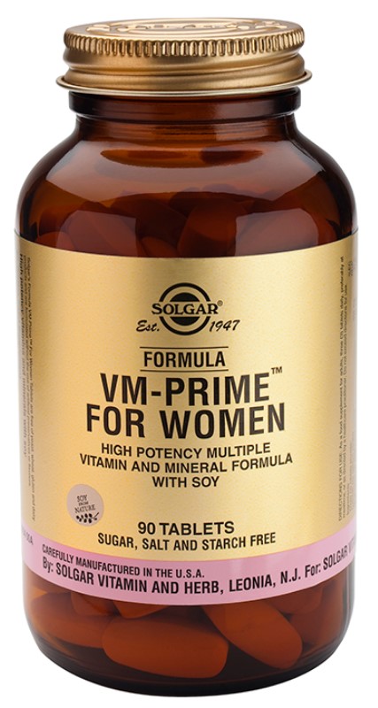 SOLGAR - Formula VM-Prime for Women Συμπλήρωμα Διατροφής για Γυναίκες 90 Ταμπλέτες