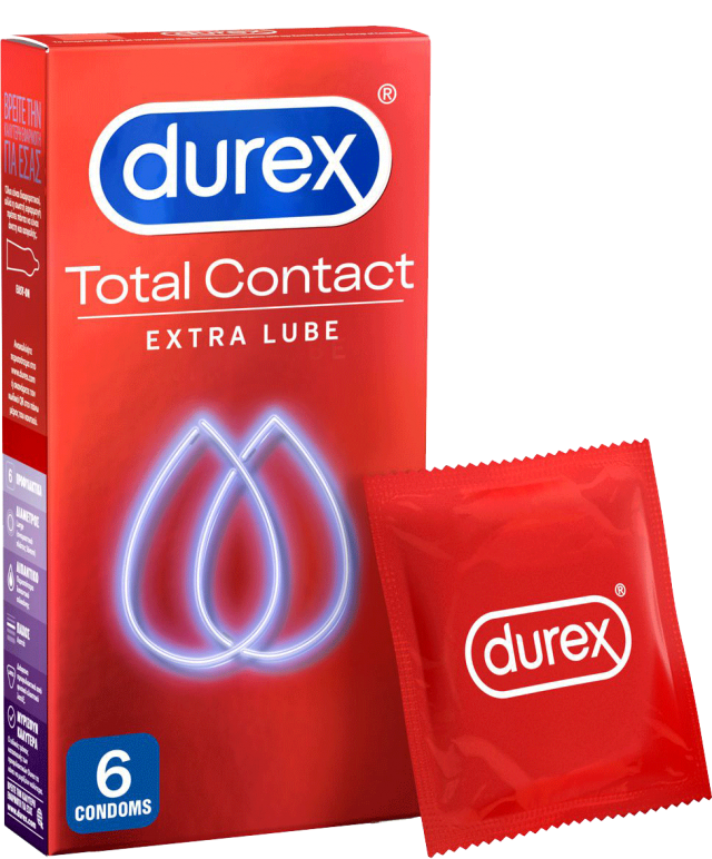 DUREX - Total Contact Προφυλακτικά Πολύ Λεπτά Total 6τμχ