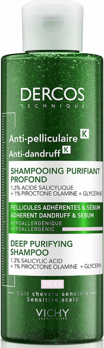 VICHY - Dercos Anti Dandruff K Shampoo ph5.5 Σαμπουάν Κατά Της Πιτυρίδας 250ml