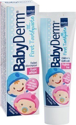 INTERMED - Babyderm First Toothpaste Γεύση Τσιχλόφουσκα 50ml