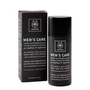 APIVITA - Mens Care Κρέμα για Πρόσωπο και Μάτια με Κάρδαμο & Πρόπολη 50ml