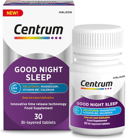CENTRUM - Good Night Sleep Συμπλήρωμα Διατροφής για τον Ύπνο 30tabs