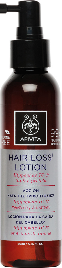 APIVITA - Tonic Hair Loss Lotion Spray Λοσιόν Κατά της Τριχόπτωσης με Hippophae TC & Πρωτεΐνες Λούπινου 150ml