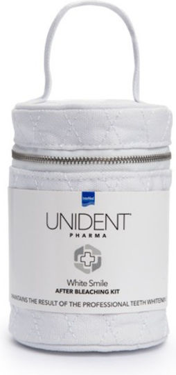INTERMED - Unident White Smile After Beaching Kit Σετ με Λευκαντική Οδοντόκρεμα 75ml & Στοματικό Διάλυμα Λεύκανσης 100ml σε Νεσεσέρ