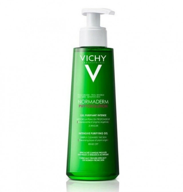 VICHY - Normaderm Phytosolution Purifying Cleansing Gel Καθαρισμού Προσώπου Για Λιπαρές Επιδερμίδες Με Τάση Ακμής 400ml