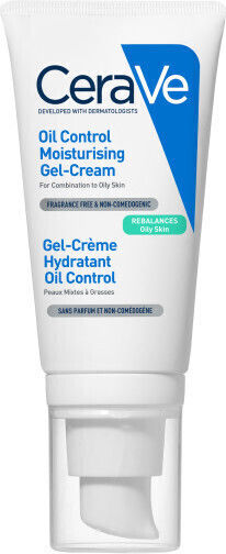 CERAVE - Oil Control Moisturising Gel-Cream - Ρυθμιστικό Gel Προσώπου Ημέρας με Υαλουρονικό Οξύ & Νιασιναμίδη 52ml