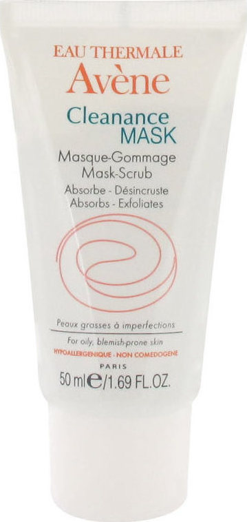 AVENE - Cleanance Mask Scrub Απολεπιστική Απορροφητική Μάσκα για Λιπαρό Δέρμα, 50ml