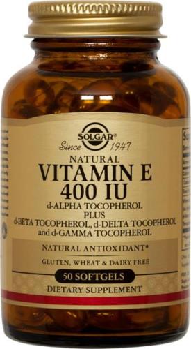 SOLGAR - Vitamin E 400iu 50Μαλακές Κάψουλες