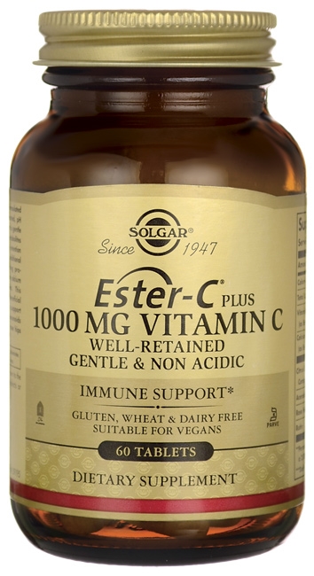 SOLGAR - Bιταμίνη Ester-C 1000mg, 60 Ταμπλέτες