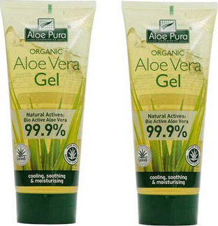 OPTIMA - Promo Organic Aloe Vera Gel Ενυδατικό Τζελ Σώματος 2x100ml