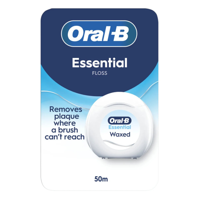 ORAL-B - Essential Floss Κηρωμένο Οδοντικό Νήμα 50m 1τμχ
