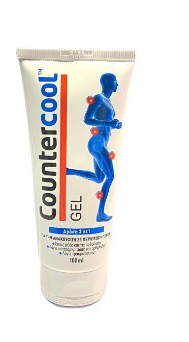 COUNTERCOOL - Gel Γέλη Ανακούφισης Πόνου Μυών & Αρθρώσεων Δράση 3 σε 1, 100ml
