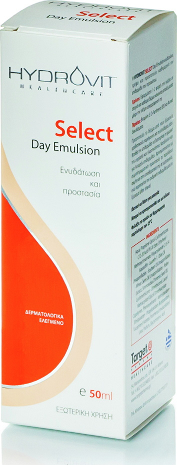 HYDROVIT - Select Day Emulsion Κρέμα προσώπου με ενυδατικές και αντιοξειδωτικές ιδιότητες 50ml