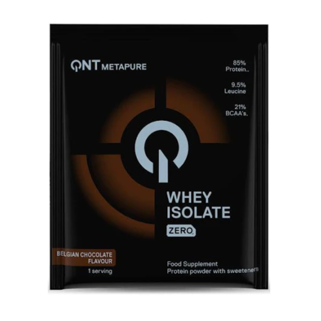 QNT - Metapure Zero Carb Whey Isolate Protein Belgian Chocolate - Πρωτεΐνη Ορού Γάλακτος με Γεύση Belgian Chocolate 30gr 30gr