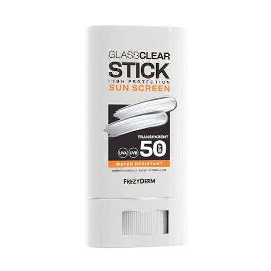 FREZYDERM - Glass Clear Sunscreen Stick SPF50 - Διάφανο Αντηλιακό Stick Προσώπου & Σώματος 20ml