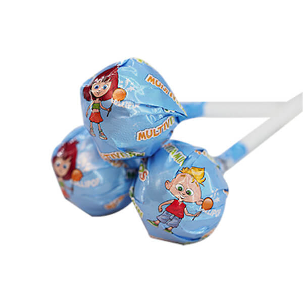 HELENVITA - Lollipop Multivitamin - Πολυβιταμινούχο Γλειφιτζούρι για την Ενίσχυση του Ανοσοποιητικού, Χωρίς Ζάχαρη για Παιδιά 4+ Ετών με Γεύση Πορτοκάλι 1 Τεμάχιο
