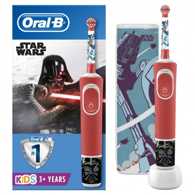 ORAL-B - Ηλεκτρική Οδοντόβουρτσα Vitality σε Χρώμα Star Wars & Travel Case για 3+ χρονών