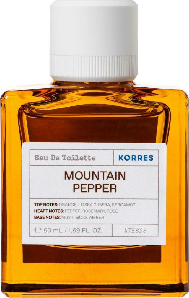 KORRES - Mountain Pepper Eau de Toilette Ανδρικό Άρωμα 50ml