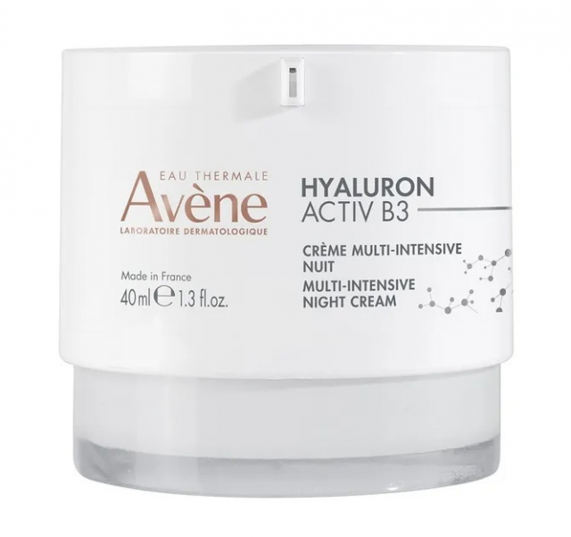 AVENE - Hyaluron Activ B3 Κρέμα Προσώπου Νυκτός με Υαλουρονικό Οξύ για Ενυδάτωση & Αντιγήρανση 40ml