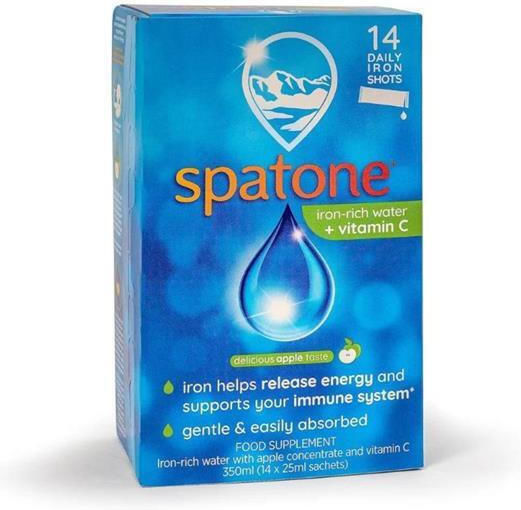 POWER HEALTH - Spatone Iron Rich Water Apple - Υγρό Συμπλήρωμα Σιδήρου με Φυσική γεύση Μήλου, 14x25ml